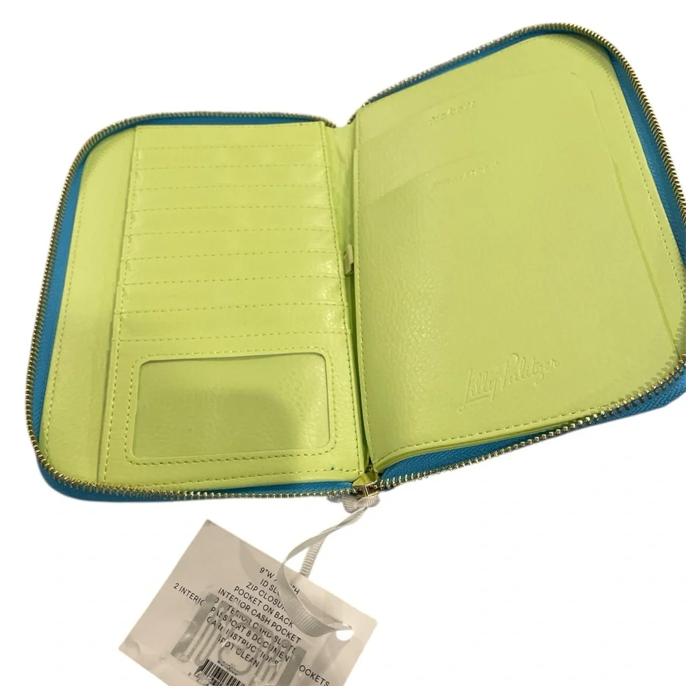 Lilly Pulitzer Navy Floral Travel Wallet